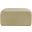 Arc Ottoman In Cream Velvet
