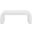 Arc Vegan Leather Bench In White