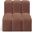 Arc Vegan Leather Straight Chair In Cognac