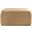 Arc Velvet Ottoman In Camel