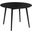 Arcadia 42 Inch Round Dining Table In Black Wood