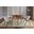 Arcadia and Talulah 42 Inch Round Gray and Walnut Wood 5-Piece Dining Set
