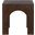 Arch End Table In Brown