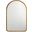 Arch Mirror In Gold