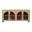 Archimedes 60 Inch Curved Arch Four Door Sideboard Storage Cabinet In Oak