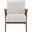 Arden Accent Chair In Beige and Brown
