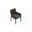 Arden Dining Arm Chair In Cast Lagoon and Chestnut