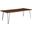 Ardor Black Walnut 96 Inch Live Edge Acacia Wood Dining Table