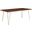 Ardor Gold Walnut 74 Inch Live Edge Acacia Wood Dining Table
