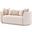 Ariana Loveseat In Gold Beige