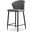 Ariel Smoke Leather And Black Legs Counter Stool