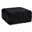Ariel Velvet Ottoman/Bench In Black