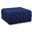 Ariel Velvet Ottoman/Bench In Navy