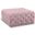 Ariel Velvet Ottoman/Bench In Pink