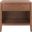 Ariella 1 Drawer Wood Nightstand In Brown