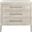 Ariella 3 Drawer Wood Nightstand In Light Grey