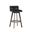 Arizona Swivel Barstool In Bravo Black