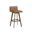 Arizona Swivel Barstool In Milliken Cognac