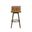 Arizona Swivel Barstool In Milliken Cognac