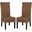 Arjun Brown Wicker Dining Chair Set of 2