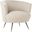 Arlette Light Gray Velvet Retro Mid Century Accent Chair