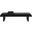 Arlington Chenille Fabric Bench In Black