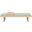 Arlington Mint/Natural Chenille Fabric Bench In Mint/Natural