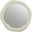 Armada 24 Inch Aluminum Mirror In Cream