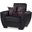 Armada Air Upholstered Convertible Armchair with Storage In Black AIR-AC-115-PU