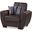 Armada Air Upholstered Convertible Armchair with Storage In Brown AIR-AC-116-PU