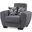 Armada Air Upholstered Convertible Armchair with Storage In Gray AIR-AC-113