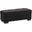 Armada Air Upholstered Ottoman with Storage In Matte Black