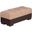 Armada Upholstered Ottoman with Storage In Tan And Brown