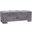 Armada X Upholstered Convertible Wood Trimmed Ottoman with Storage In Gray ARM-W-O-301