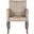 Armando White Washed Wicker Dining Chair Set of 2