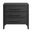 Armes 3-Drawer Nightstand In Black