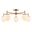 Armitage 32 Inch 5 Light Semi-Flush In Muted Brass