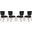 Array Black Dining Side Chair Set of 4