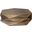 Arreto 48 Inch Hexagonal Hinged Solid Wood Top and Base Coffee Table In Medium Brown