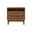 Artemio 2 Drawer Wood Nightstand with Shelf In Brown