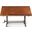 Artezia 62 Inch Drafting Desk with Adjustable Crank In Walnut