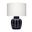 Arthur Ceramid Table Lamp In Navy Blue