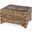 Artifacts Nador Hand-Painted Storage Trunk In Light Brown