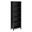 Artisan Solid Wood 5 Shelf Bookcase In Black