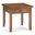 Artisan Solid Wood End Table In Honey Brown