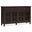 Artisan Solid Wood Large 4 Door Sideboard Buffet In Dark Chestnut Brown