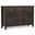 Artisan Solid Wood Sideboard Buffet In Dark Chestnut Brown