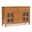 Artisan Solid Wood Sideboard Buffet In Honey Brown