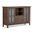 Artisan Solid Wood Tall TV Media Stand In Natural Aged Brown