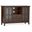 Artisan Solid Wood Tall TV Media Stand In Russet Brown